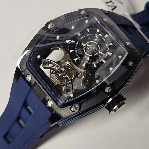 Invicta S1 Rally Torque Automatic Men's Watch w/ Skeleton Dial 44mm Blue (49036) - Picture 2 of 13